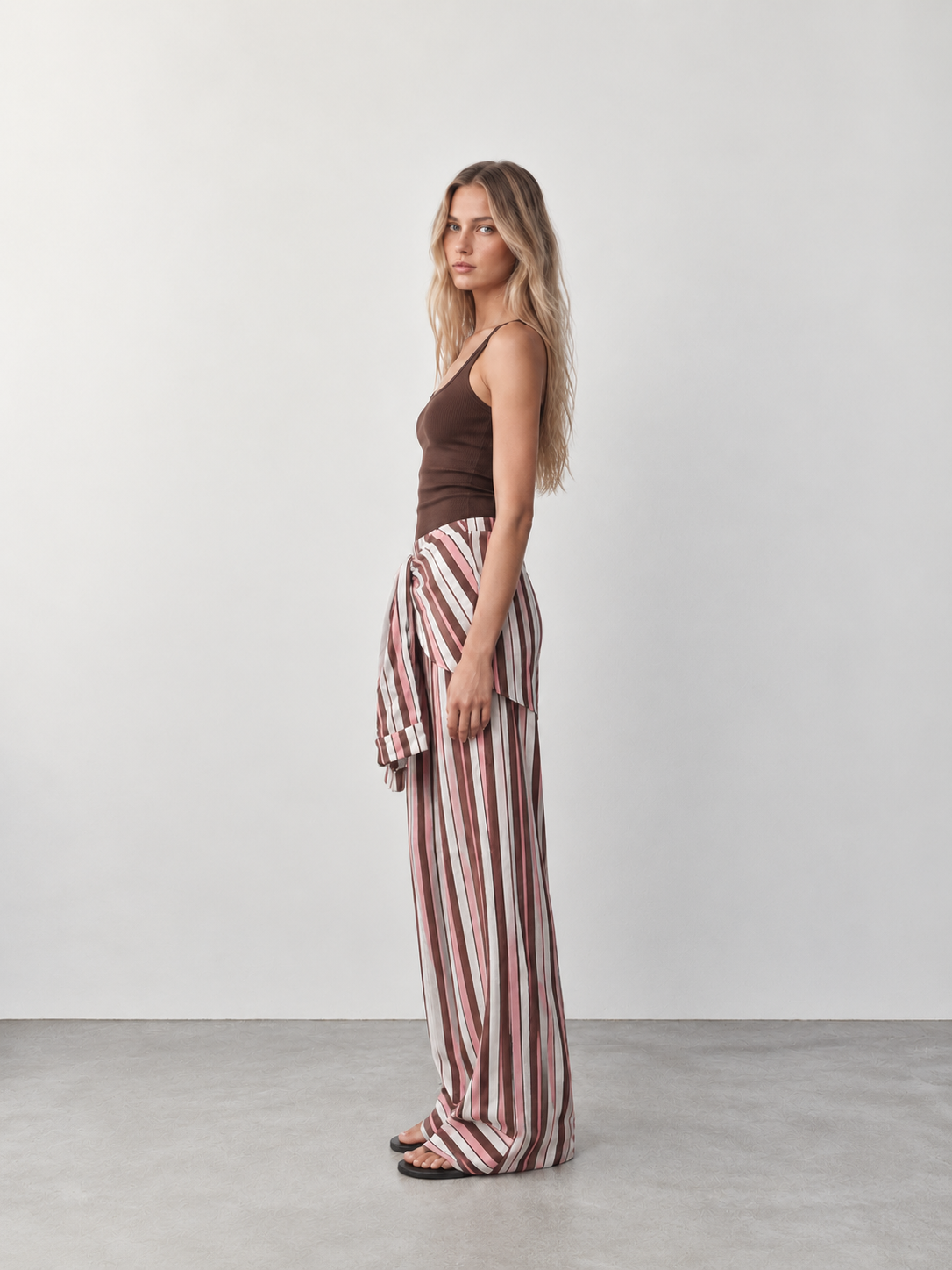Women striped pants