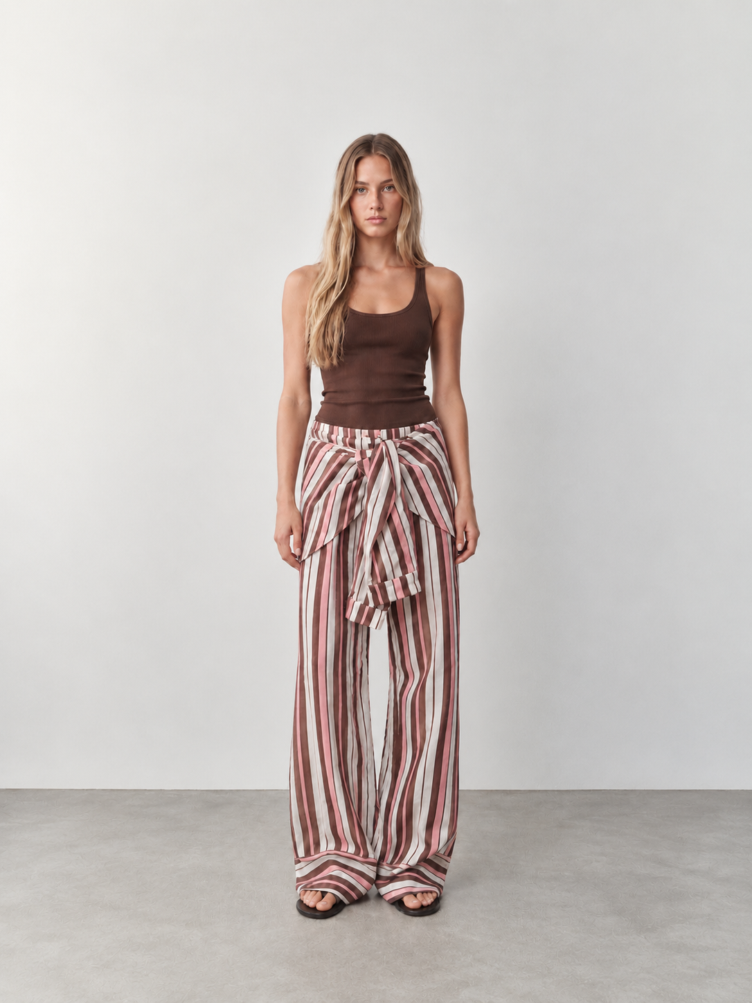 Women striped pants