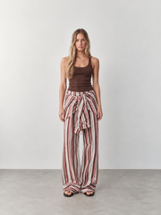 Women striped pants
