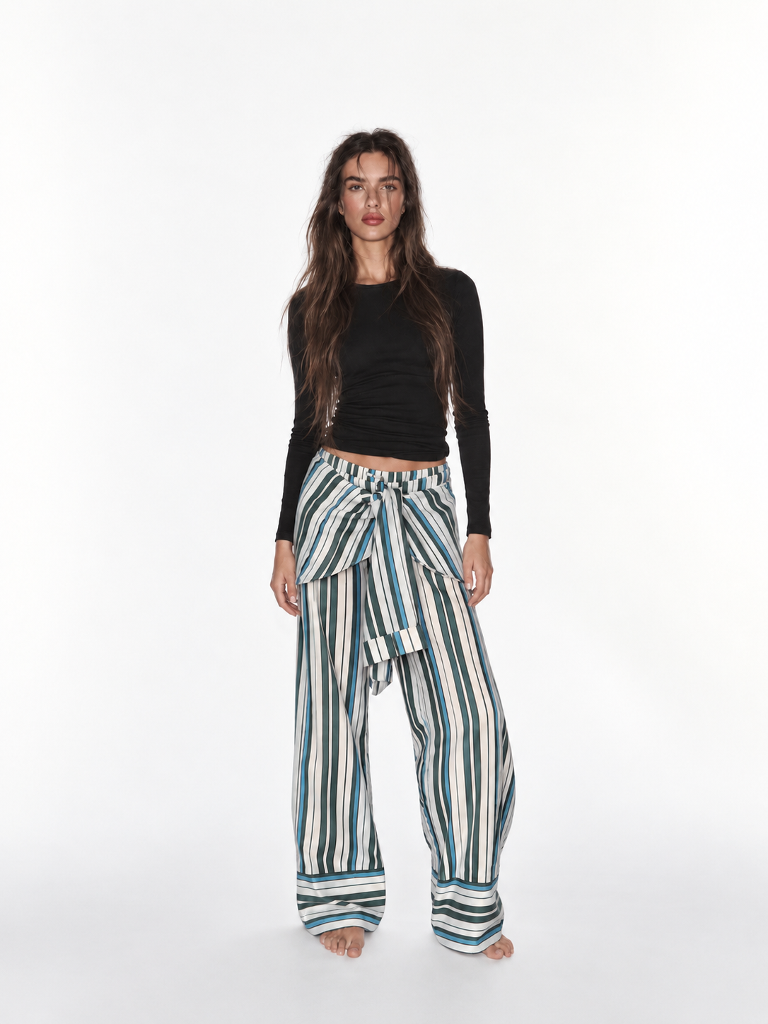 Women striped pants