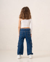 One Shoulder Bow Detail Top