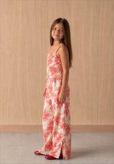 Girl pants with folded leg