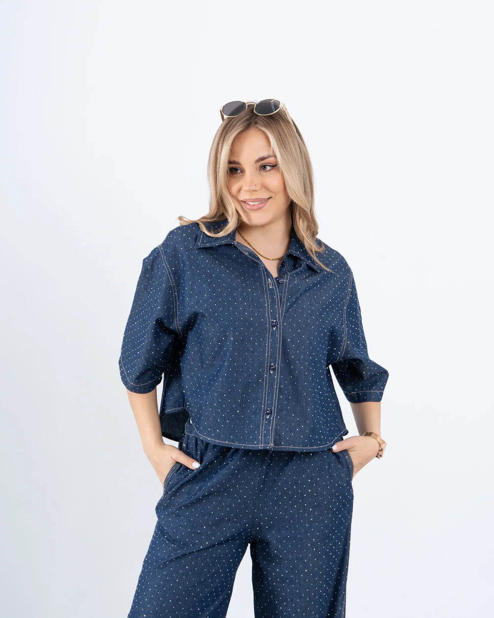 Sparkling Denim Shirt - Venti