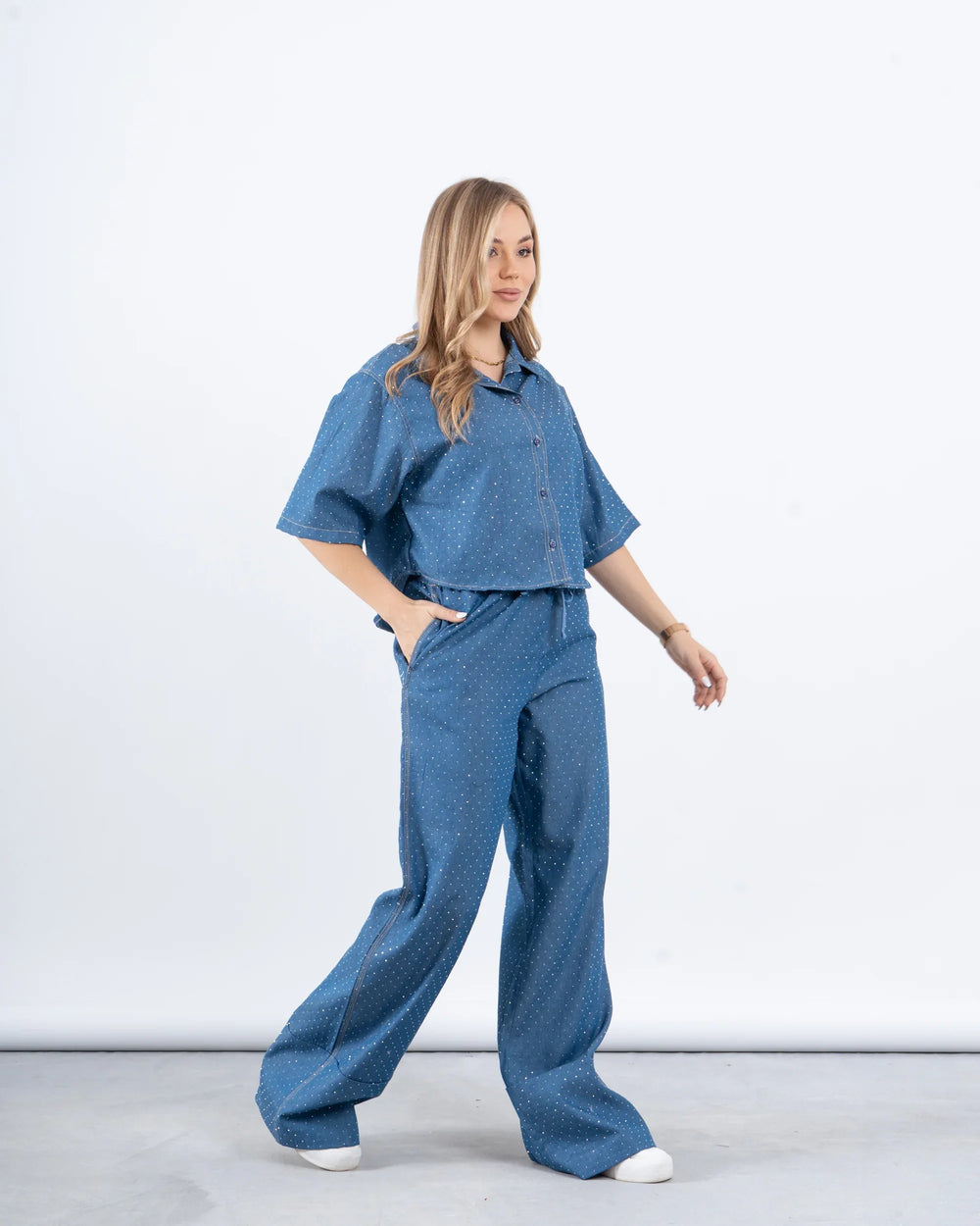 Sparkling Denim Shirt - Venti