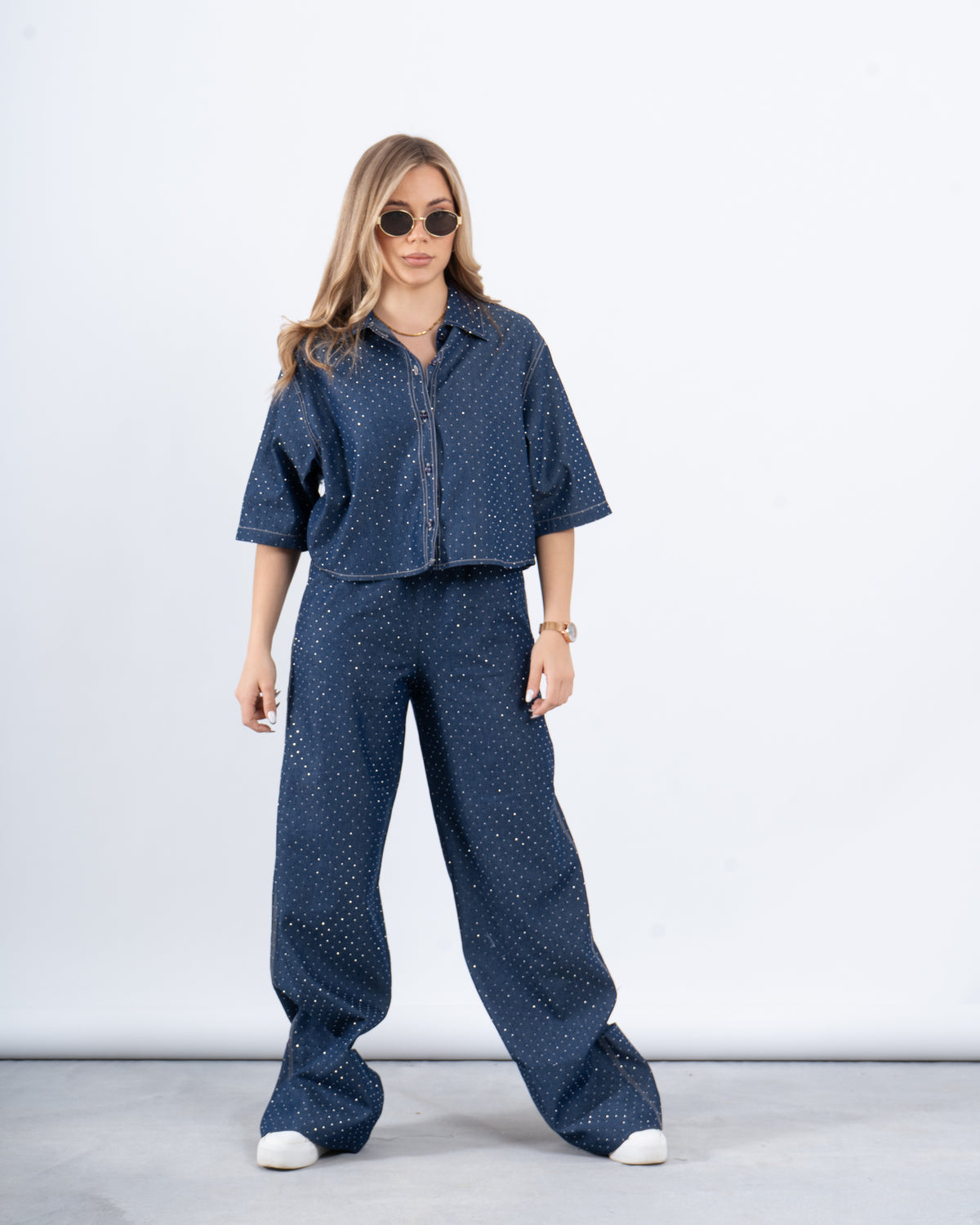 Sparkling Denim Shirt