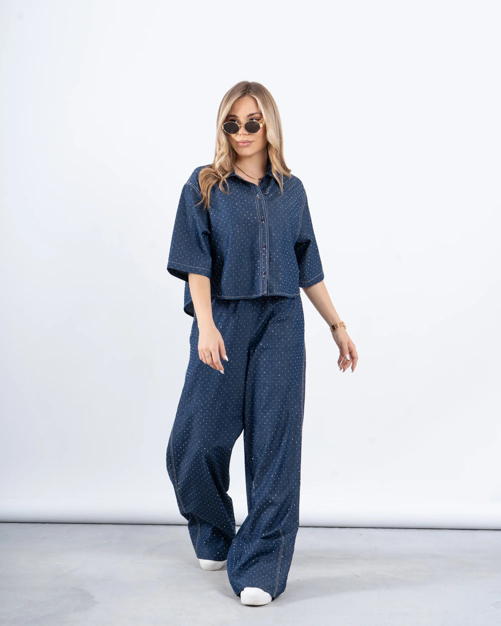 Sparkling Denim Shirt - Venti