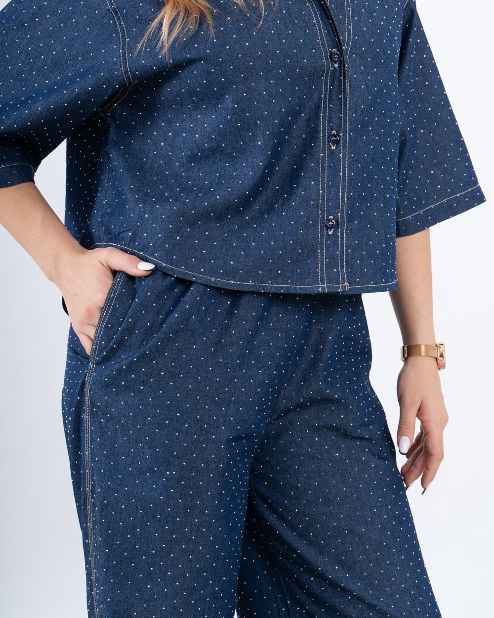 Sparkling Denim Shirt - Venti