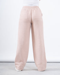 Linen Shimmering Wide-Leg Pants