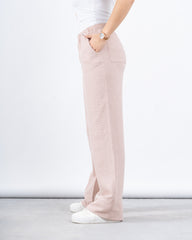 Linen Shimmering Wide-Leg Pants