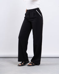 High-Waist Pleated Pants