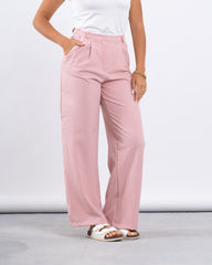 High-Waist Pleated Pants