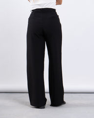 High-Waist Pleated Pants