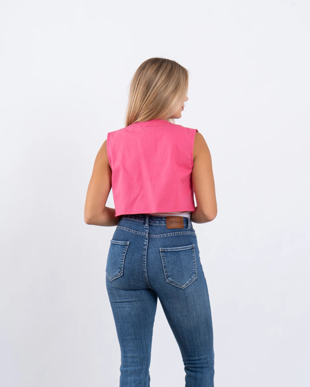 Embroidered Floral Vest - Venti