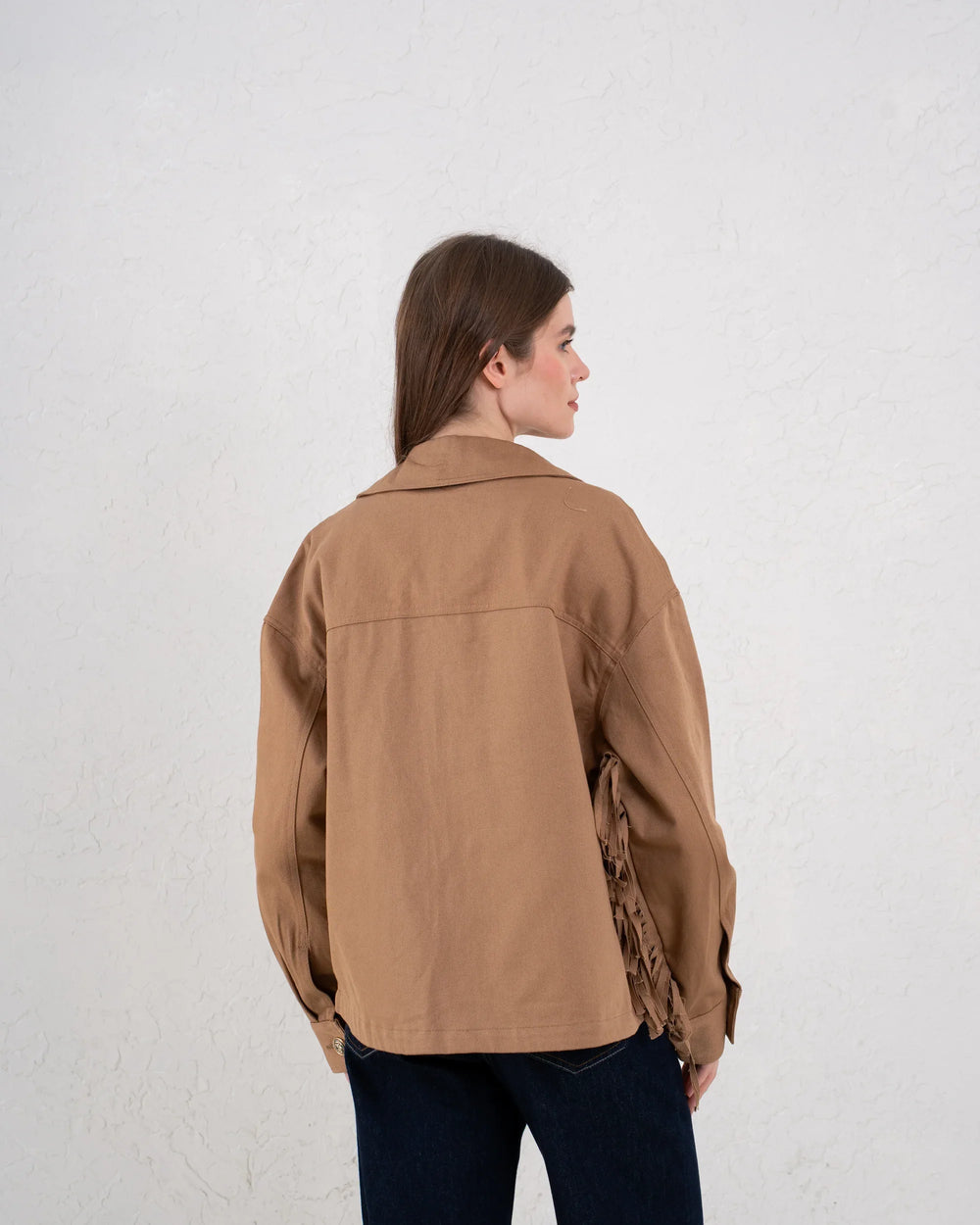 Twill Fringed Jacket - Venti