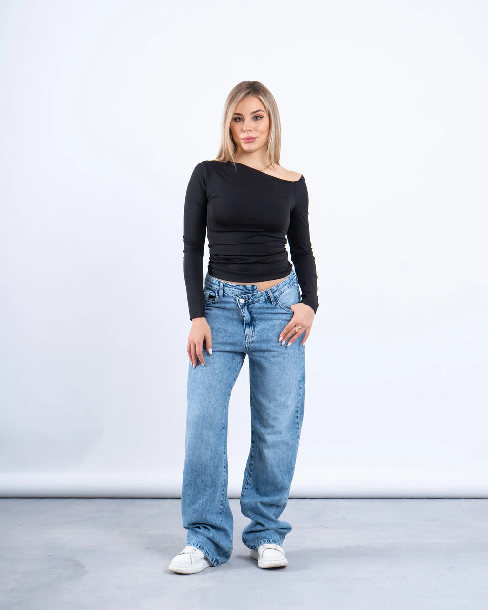 Off-Shoulder Draped Top - Venti