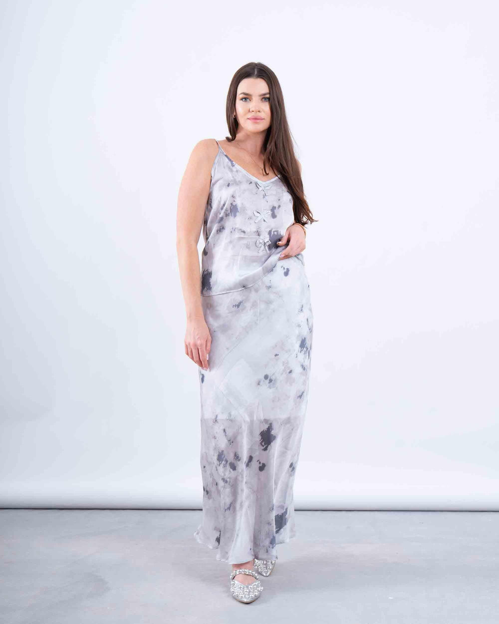 Satin Bow-Detail Cami Top - Venti