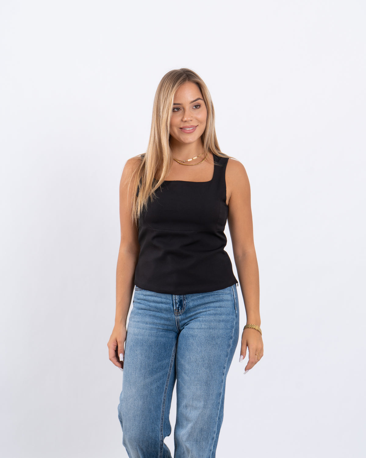Structured Tank Top