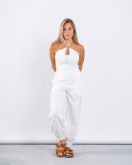 Ring Detail Halter Top