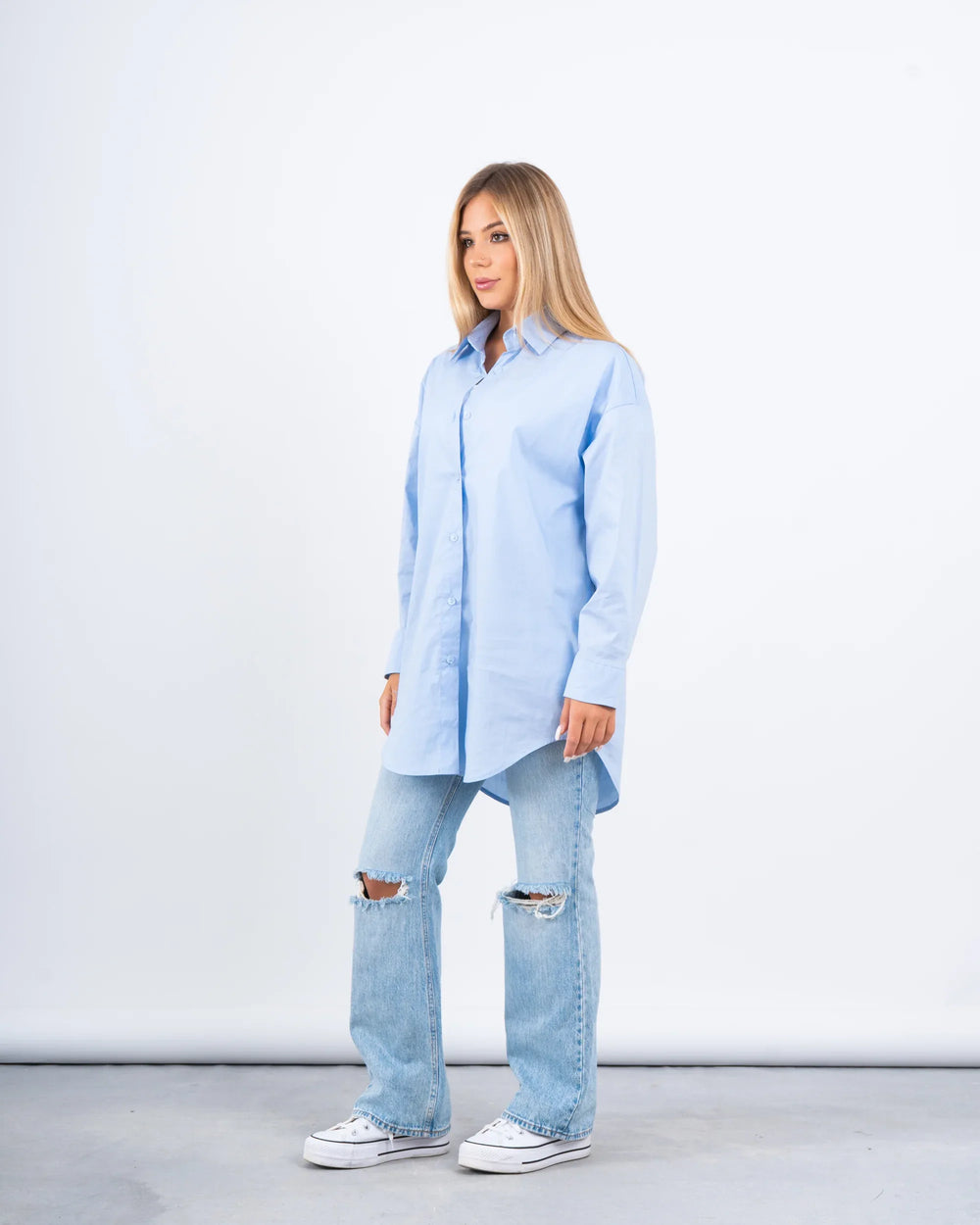 Essential Oversized Poplin Shirt - Venti