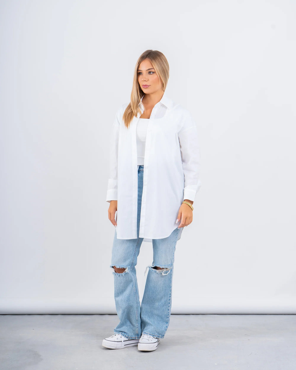 Essential Oversized Poplin Shirt - Venti