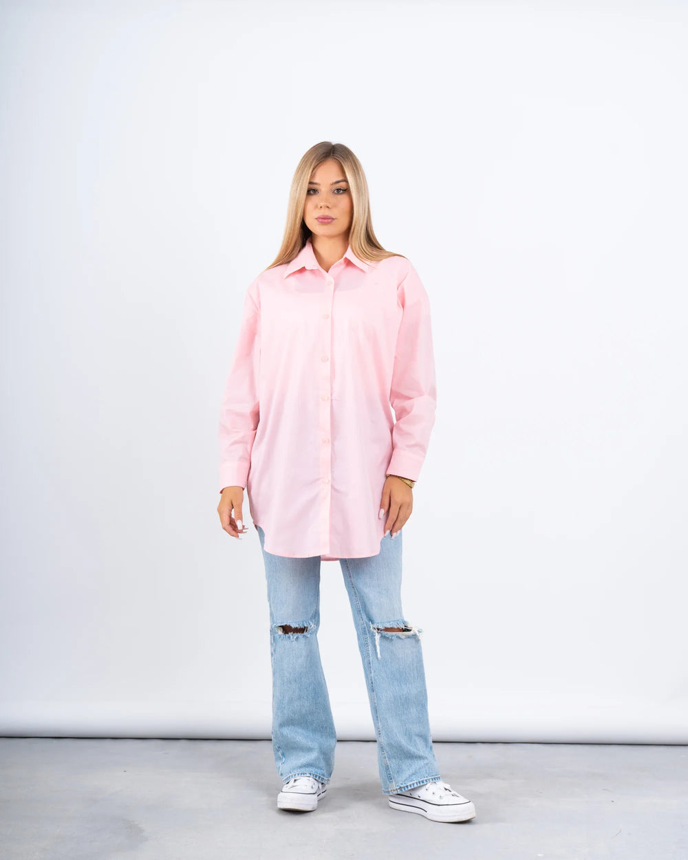 Essential Oversized Poplin Shirt - Venti
