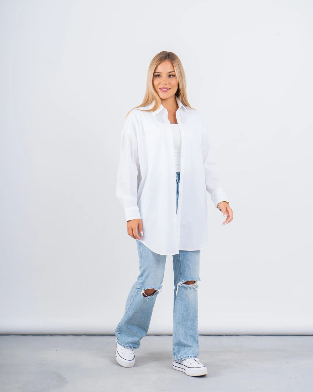 Essential Oversized Poplin Shirt - Venti