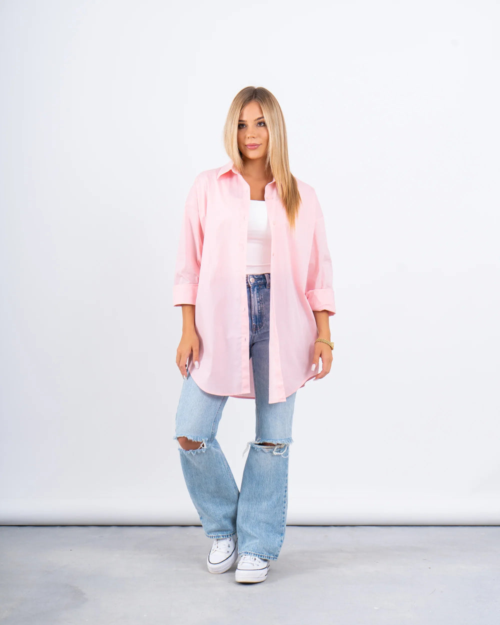 Essential Oversized Poplin Shirt - Venti