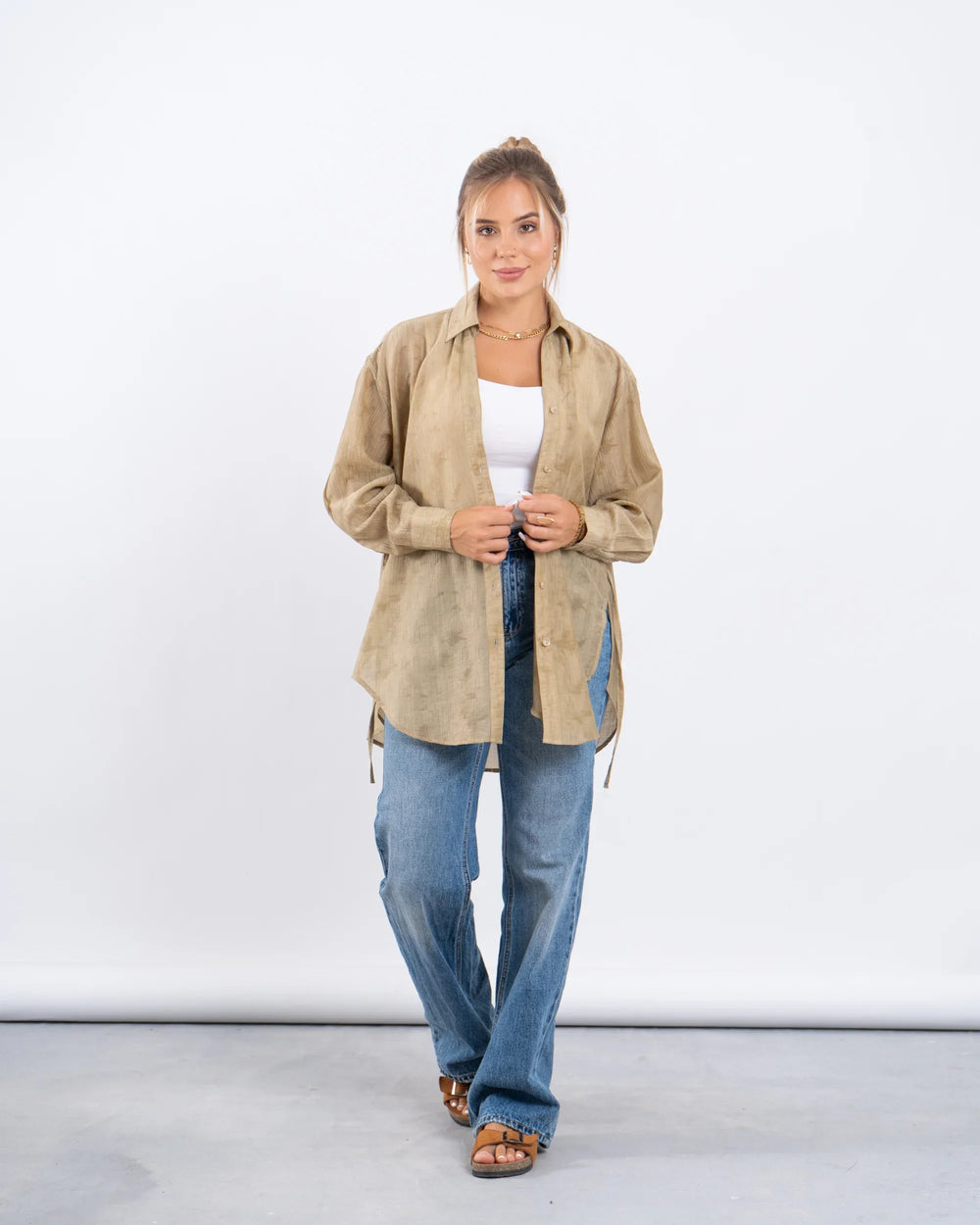 Sheer Oversized Shirt - Venti
