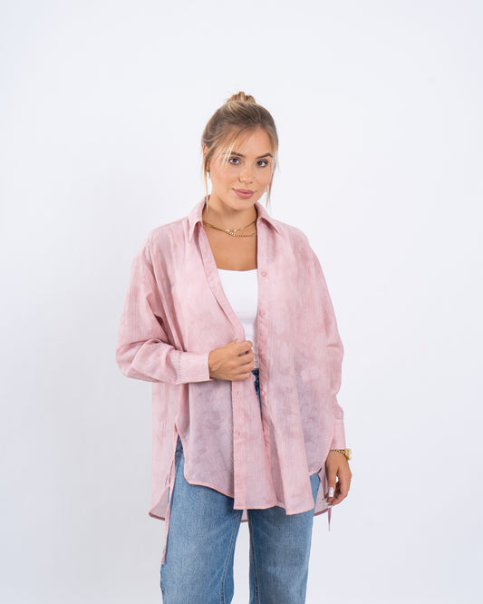 Sheer Oversized Shirt