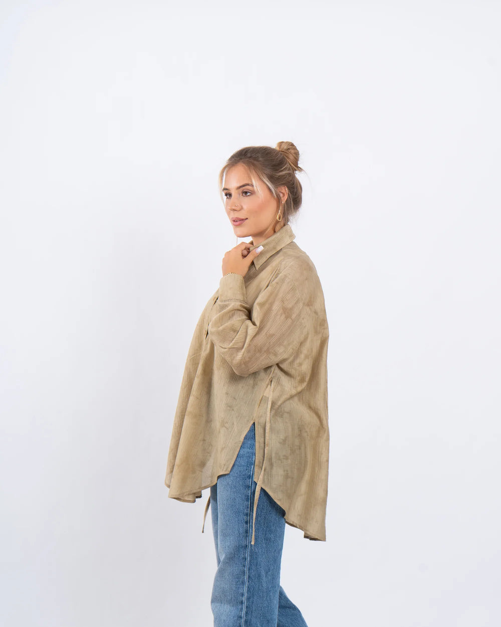 Sheer Oversized Shirt - Venti