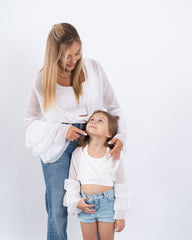 Ruffle Wrap Top
