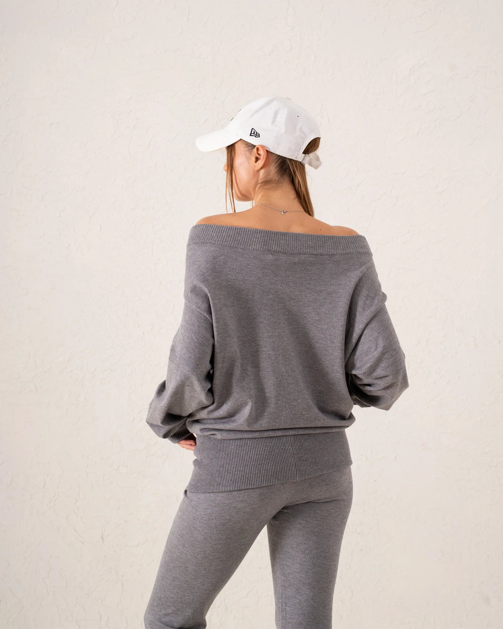 Off Shoulder Knit Top - Venti