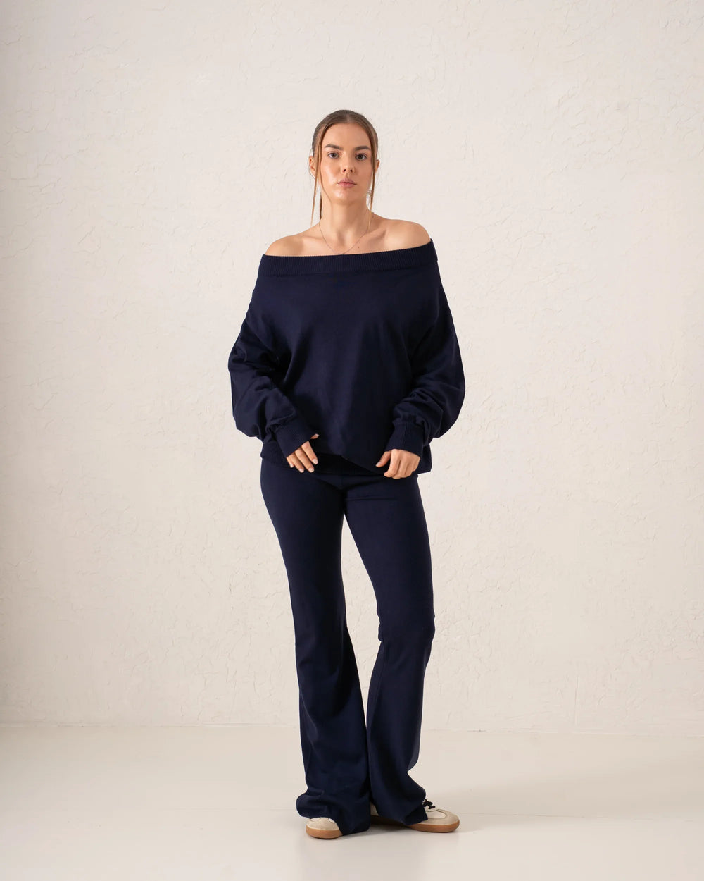 Off Shoulder Knit Top - Venti