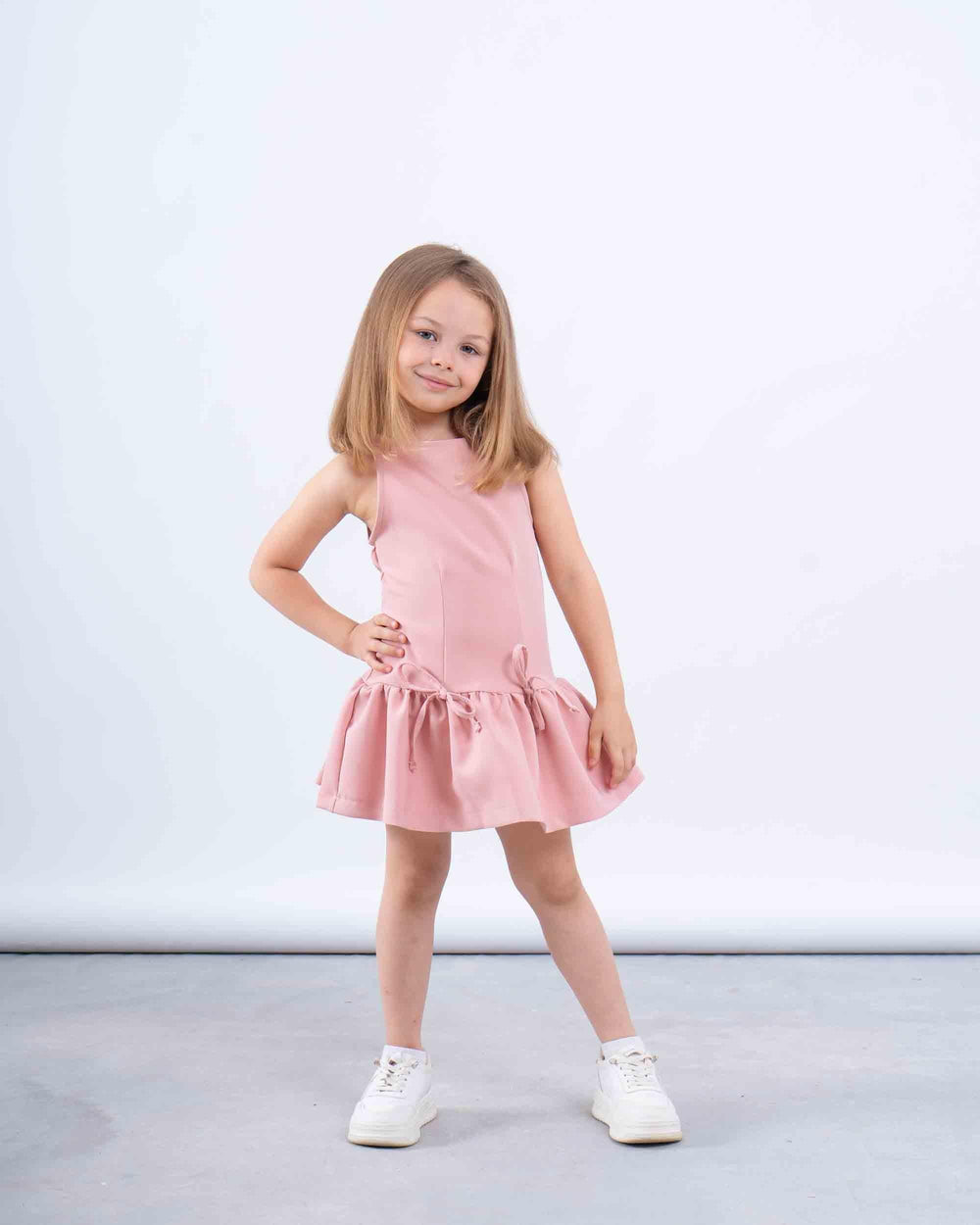 Bow Detail Drop-Waist Dress - Venti