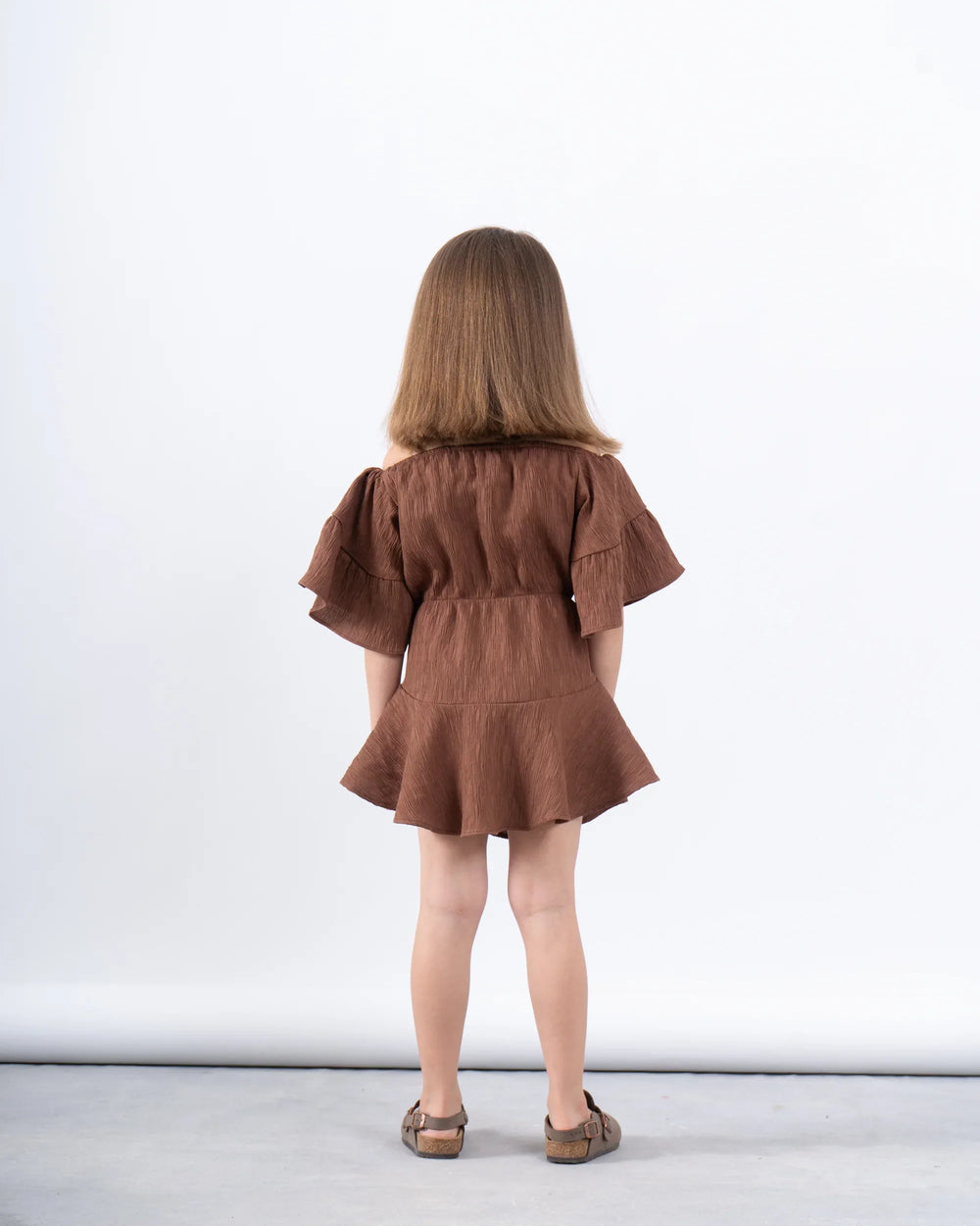 Off-Shoulder Ruffle Dress - Venti