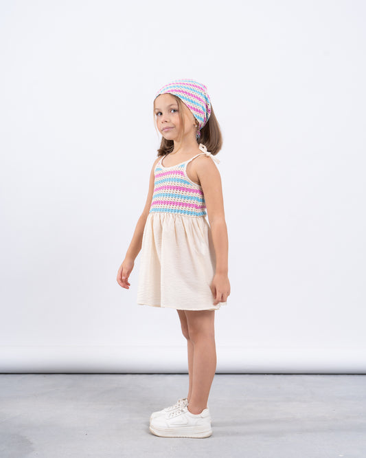 Crochet Sundress With Headscarf