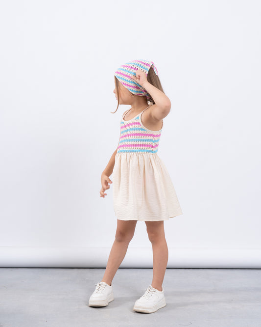 Crochet Sundress With Headscarf