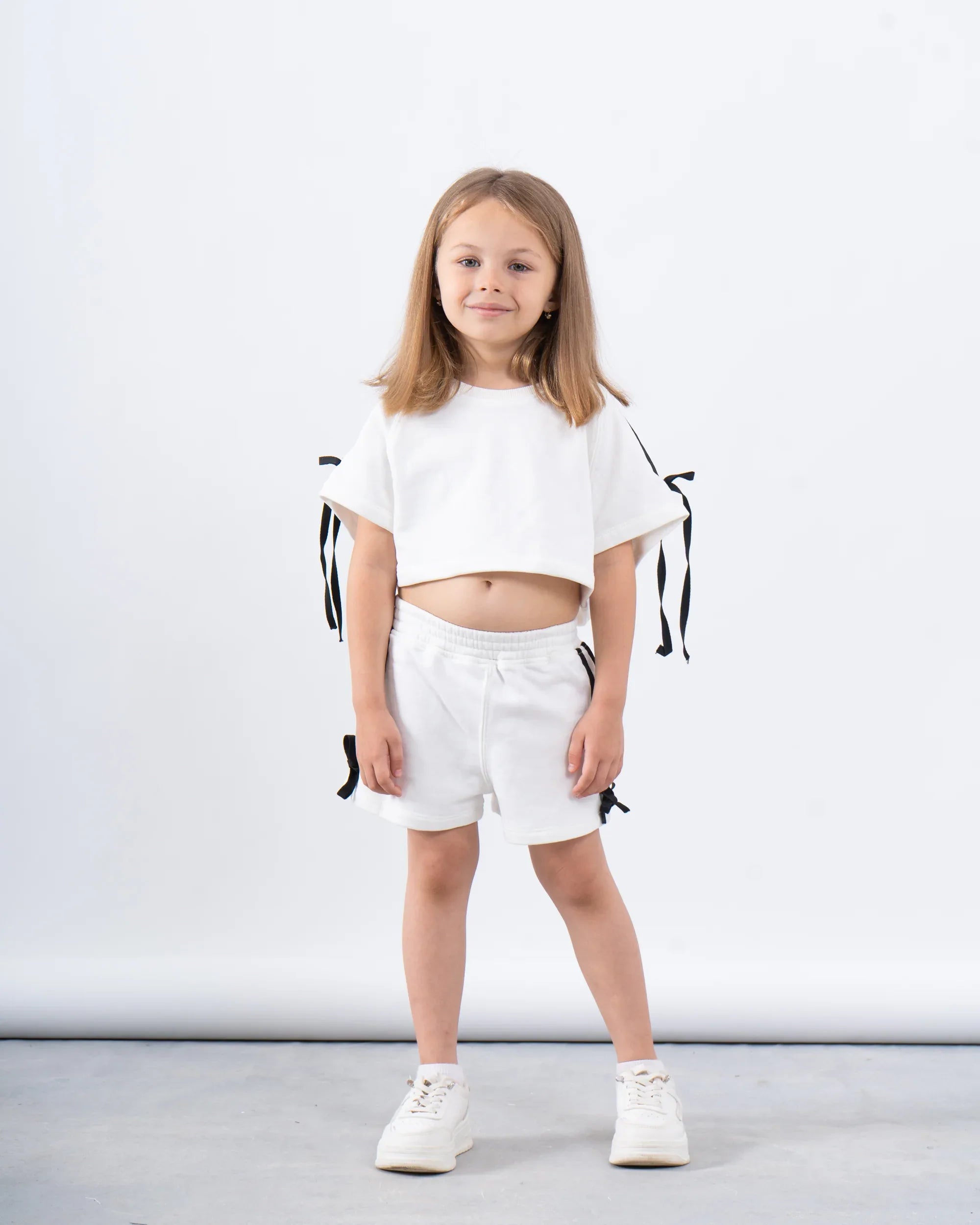 Ribbon-Detail Sporty Shorts - Venti