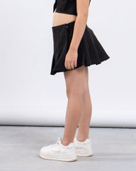 Pleated Skort With Side Bows