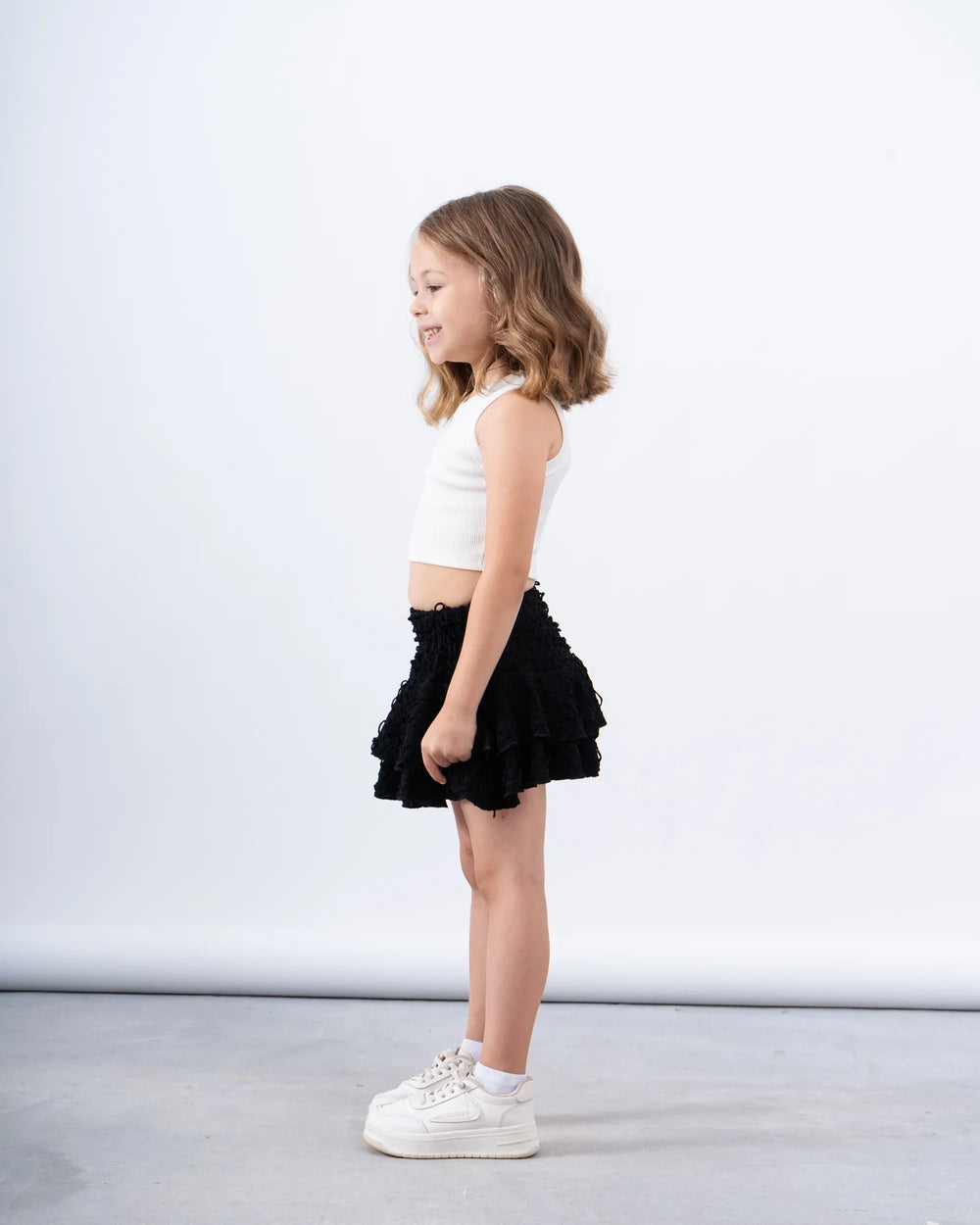 Textured Ruffled Skirt - Venti