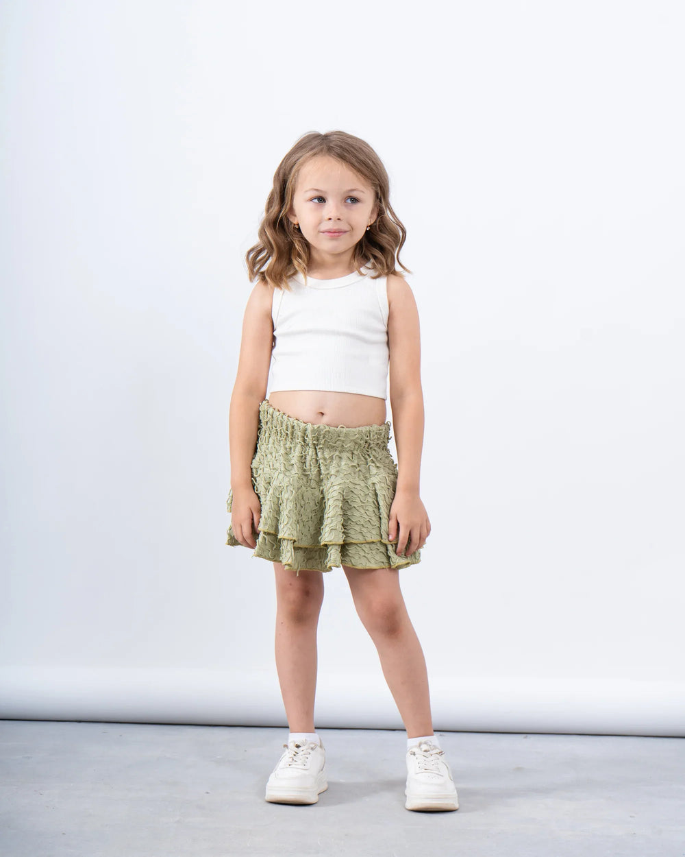 Textured Ruffled Skirt - Venti