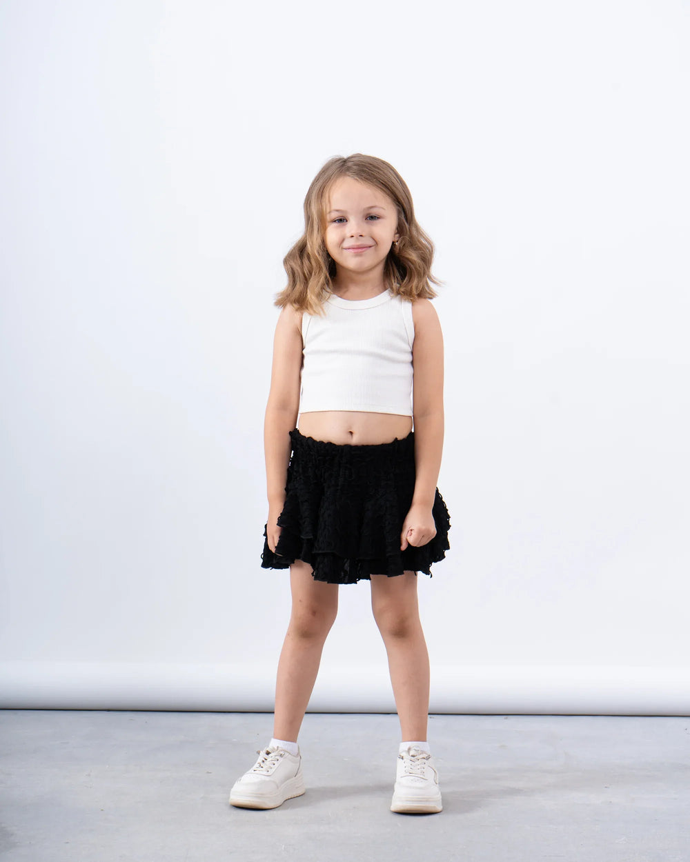 Textured Ruffled Skirt - Venti