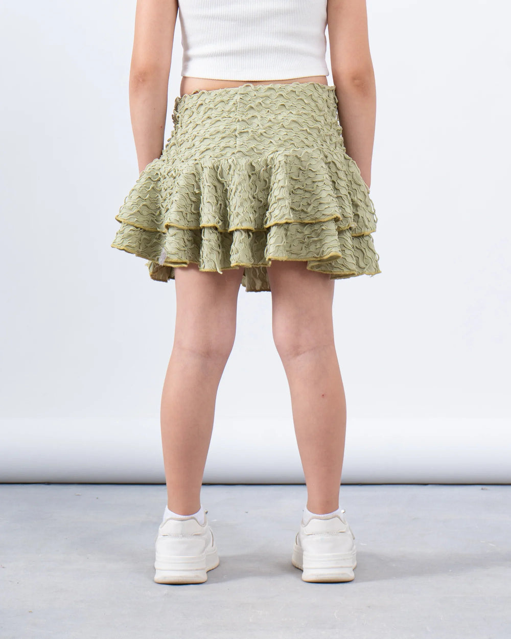 Textured Ruffled Skirt - Venti