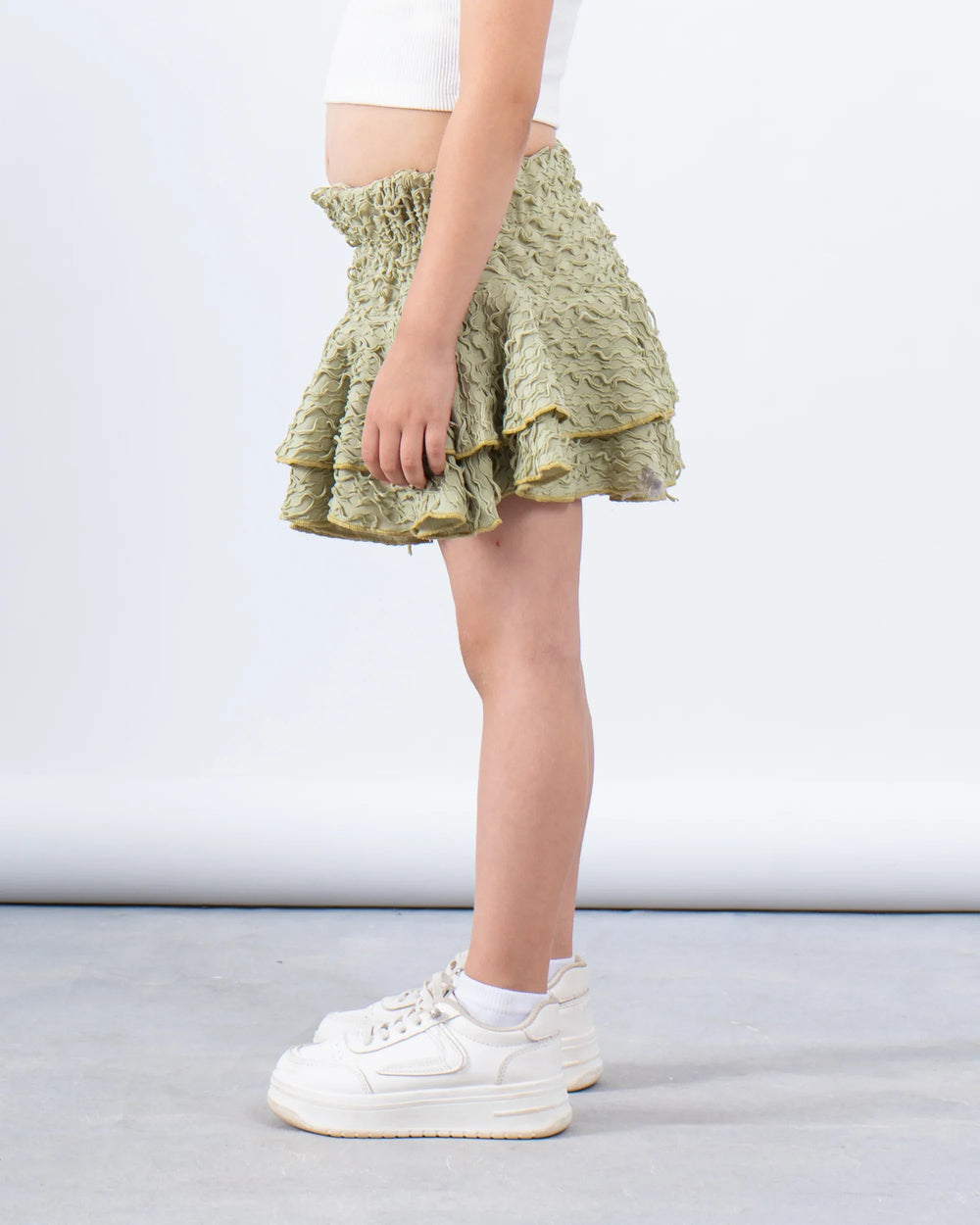 Textured Ruffled Skirt - Venti