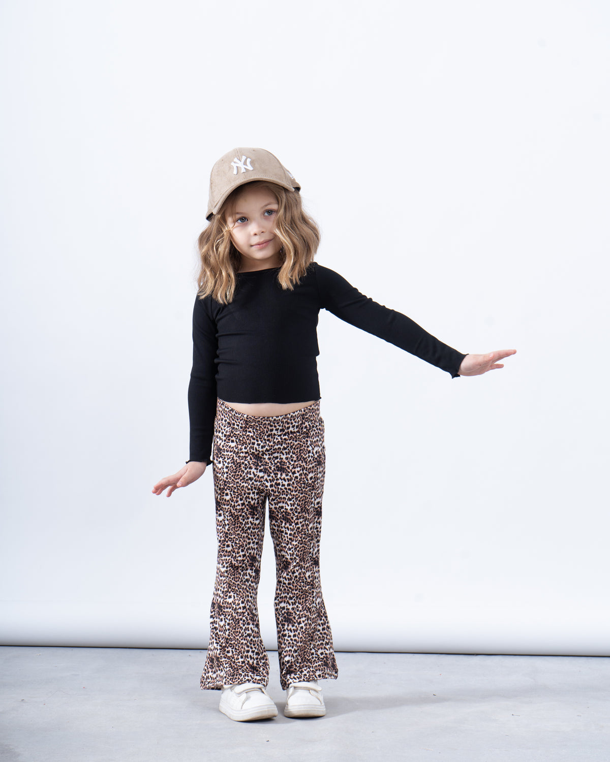 Leopard Print Flare Pants