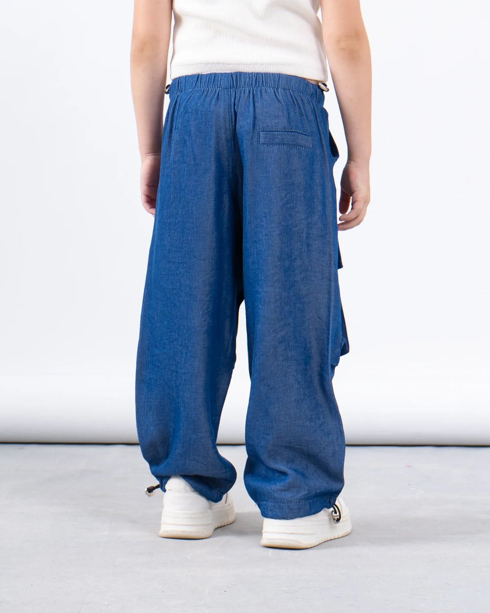 Soft Denim Utility Cargo Pants - Venti