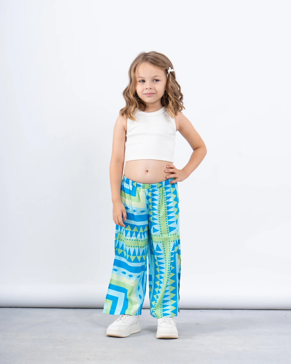 Printed Wide-Leg Pants - Venti