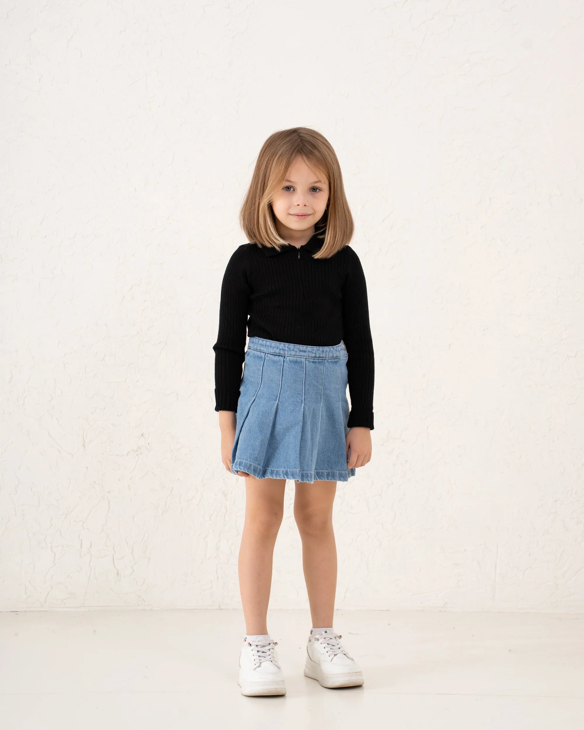 Essential Knit Zip-Up Polo - Venti