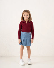 Essential Knit Zip-Up Polo - Venti