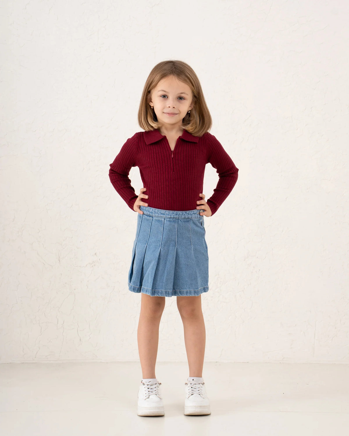 Essential Knit Zip-Up Polo - Venti